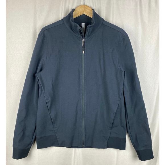 Lululemon Athletic Jacket Men’s sz Large Super Bowl Ll Fox Black Full Zip NFL - Picture 1 of 11